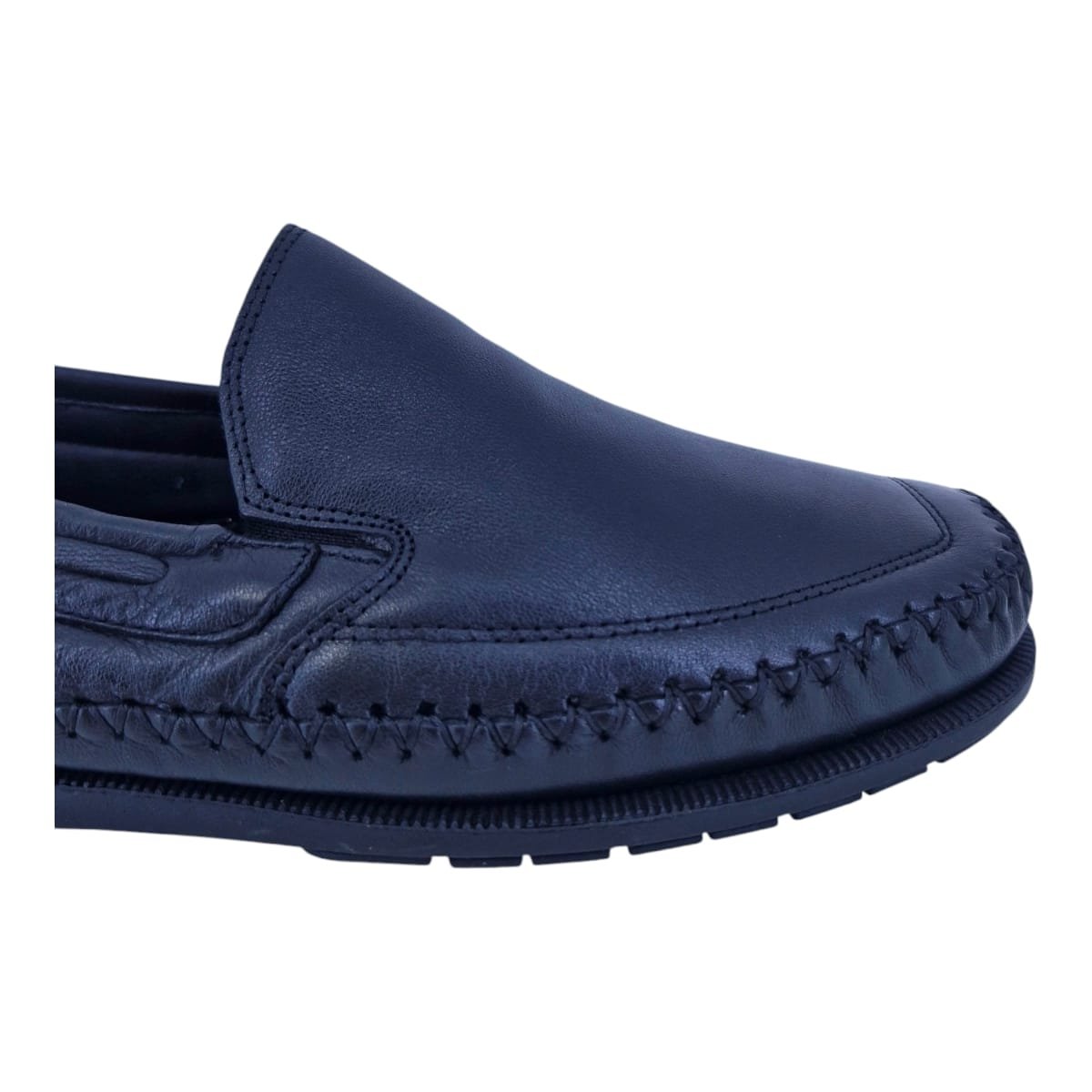 Sapatilha Em Couro Masculina Sola Gel Scarpetti 4006 Preto Preto 8