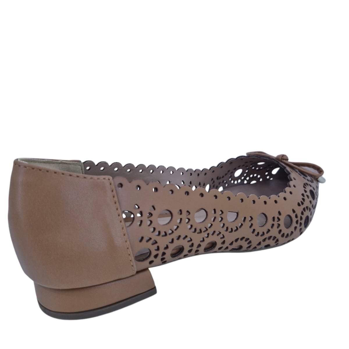 Sapatilha Feminina bico fino Fashion Scarpetti 1437580 Marrom Marrom 4