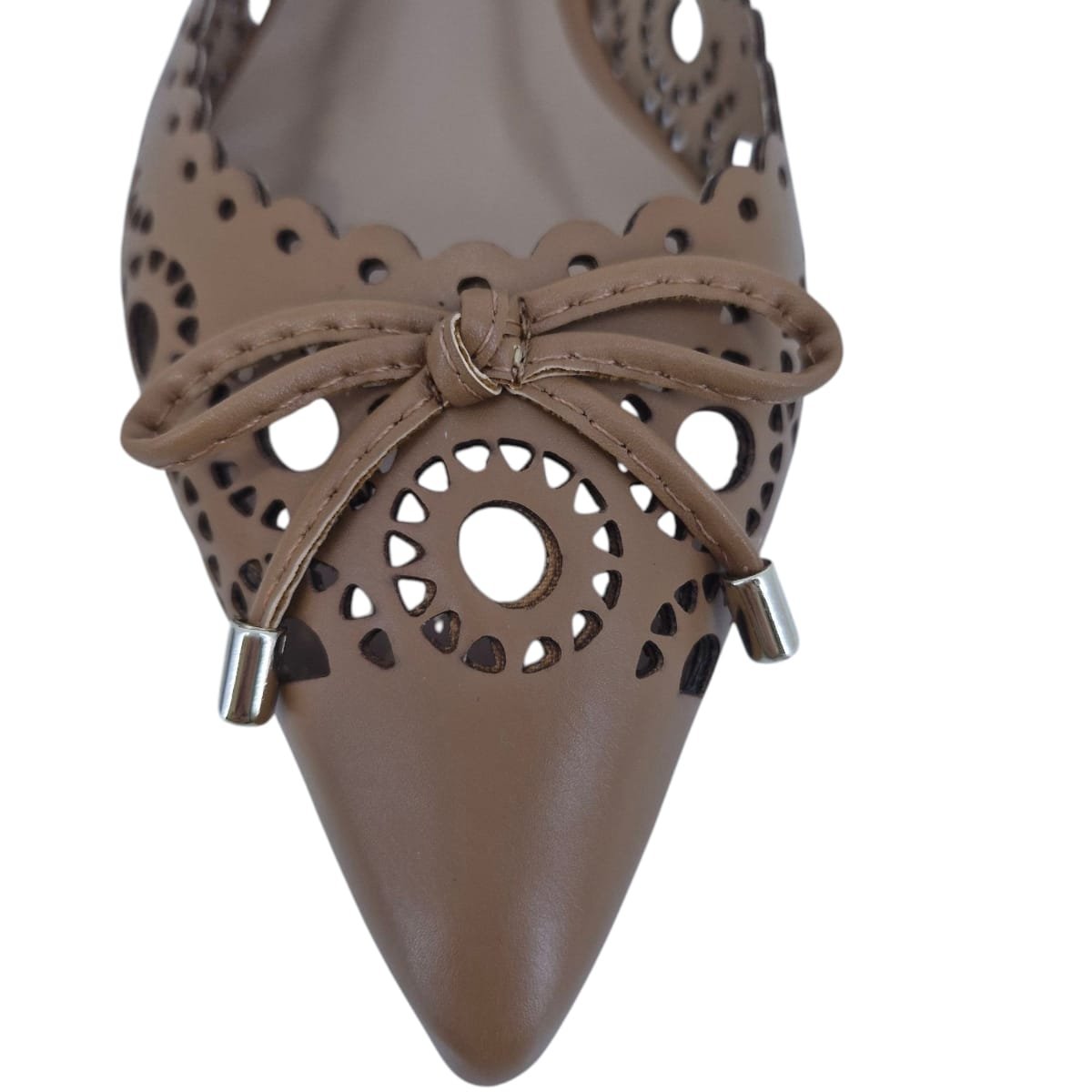 Sapatilha Feminina bico fino Fashion Scarpetti 1437580 Marrom Marrom 5