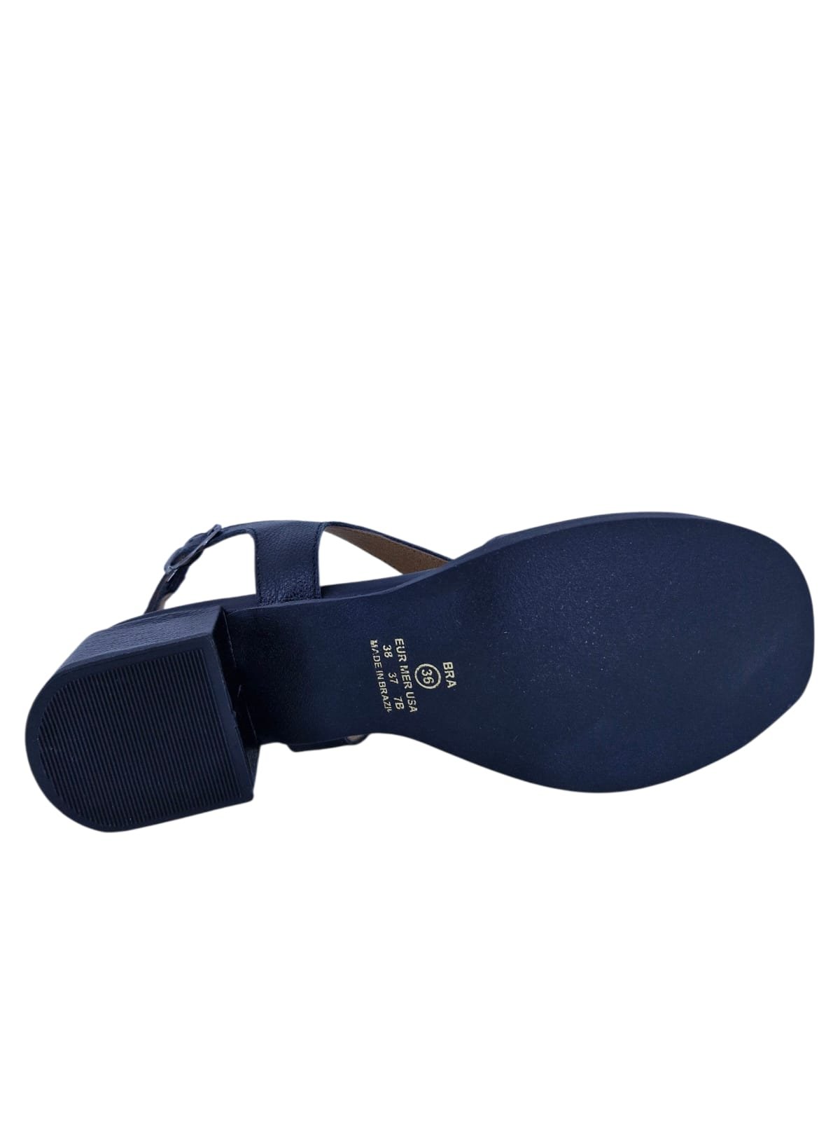 Sandália Feminina Casual Salto Bloco Em Couro Scarpetti 25-224 Preto Preto 3