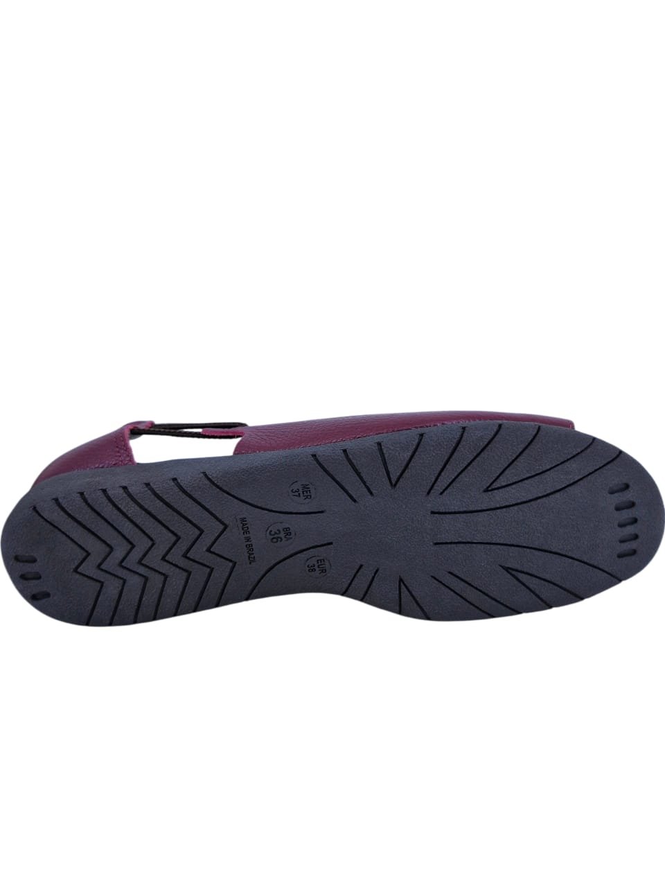 Sandália Rasteira Casual Feminina Em Couro Scarpetti 195-1184 Vermelho Vermelho 3