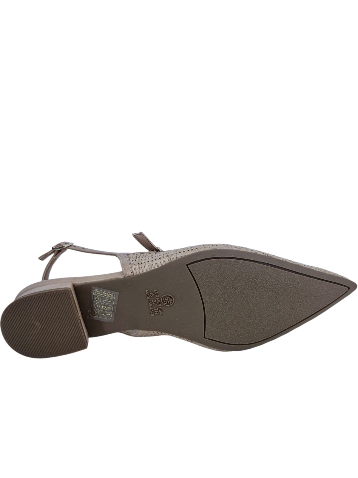 Sapatilha Feminina Bico Fino Casual Scarpetti 11837673 Bege Bege 3