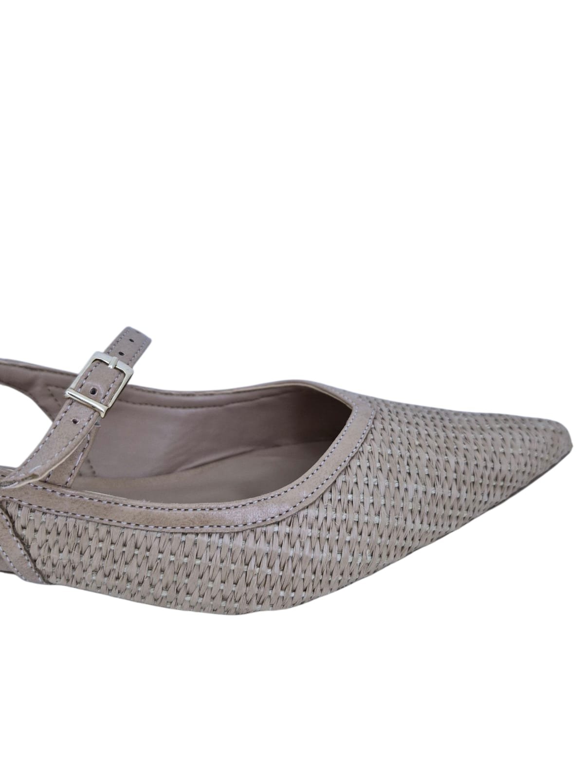 Sapatilha Feminina Bico Fino Casual Scarpetti 11837673 Bege Bege 7