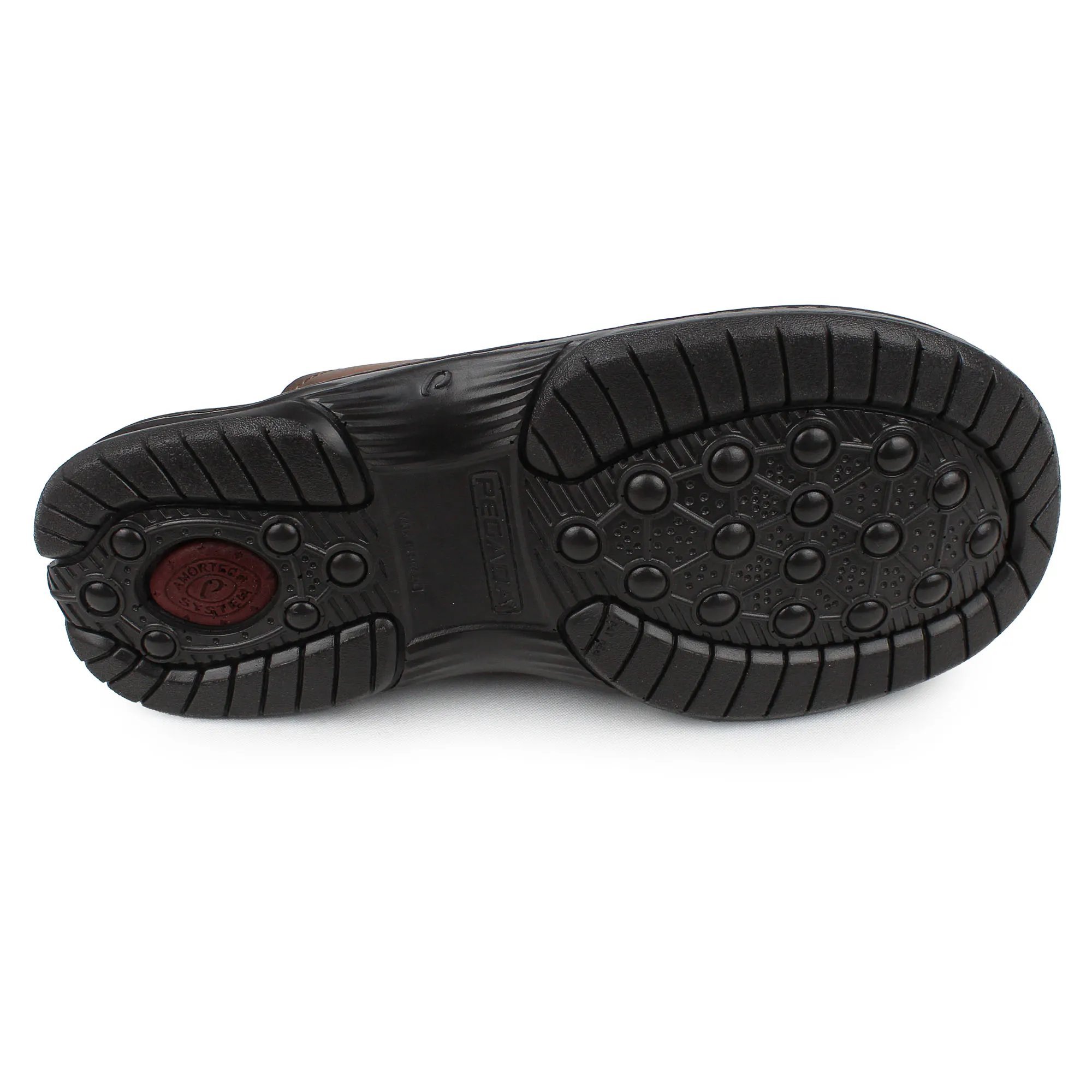 Chinelo Masculino Pegada de Dedo Couro Marrom Amortecimento Pinhão 4