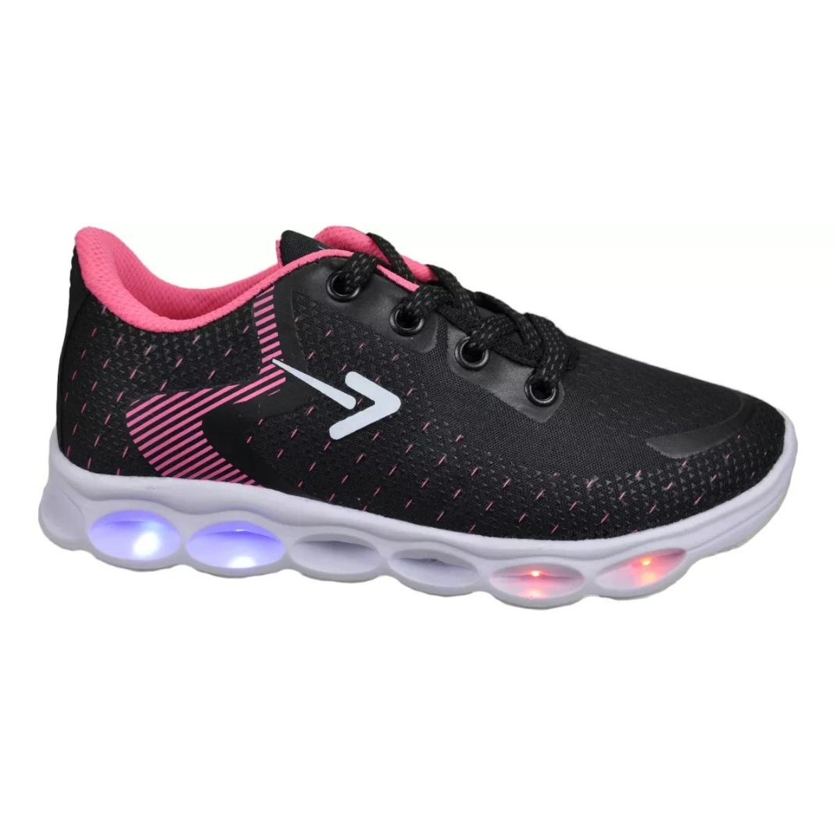 Tênis Box 200 Bkled 02 Infantil Menina Preto Pink Preto/Pink 1
