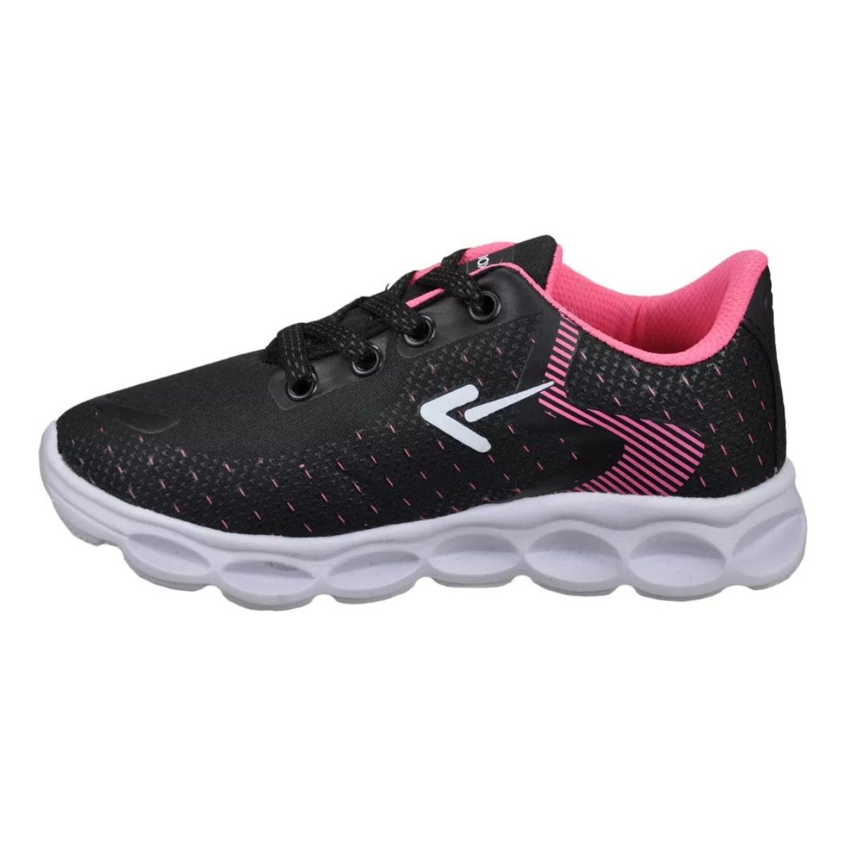 Tênis Box 200 Bkled 02 Infantil Menina Preto Pink Preto/Pink 2