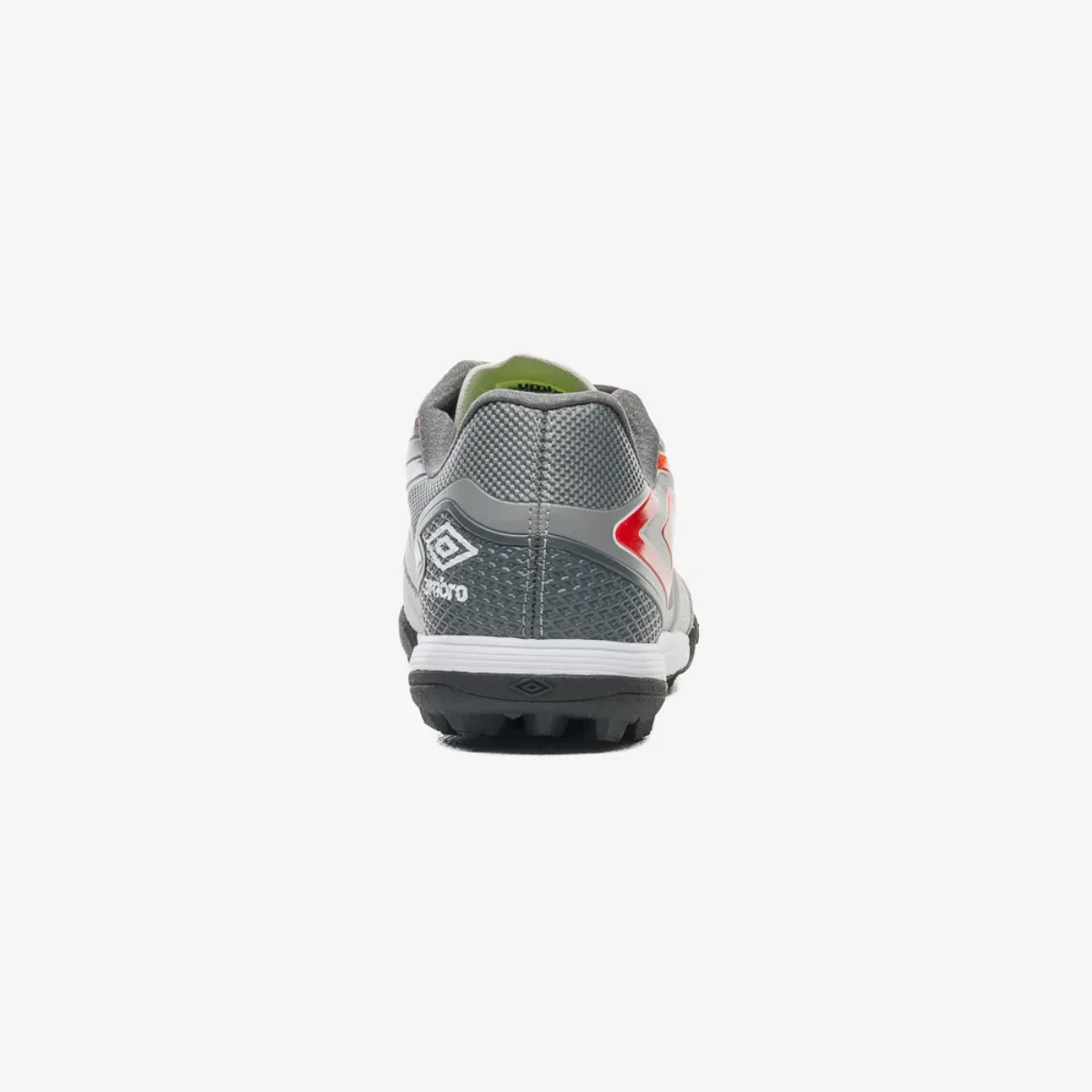 Chuteira Umbro Pro 5 Esporte Society Preto Laranja Prata/Grafite/Laranja 7