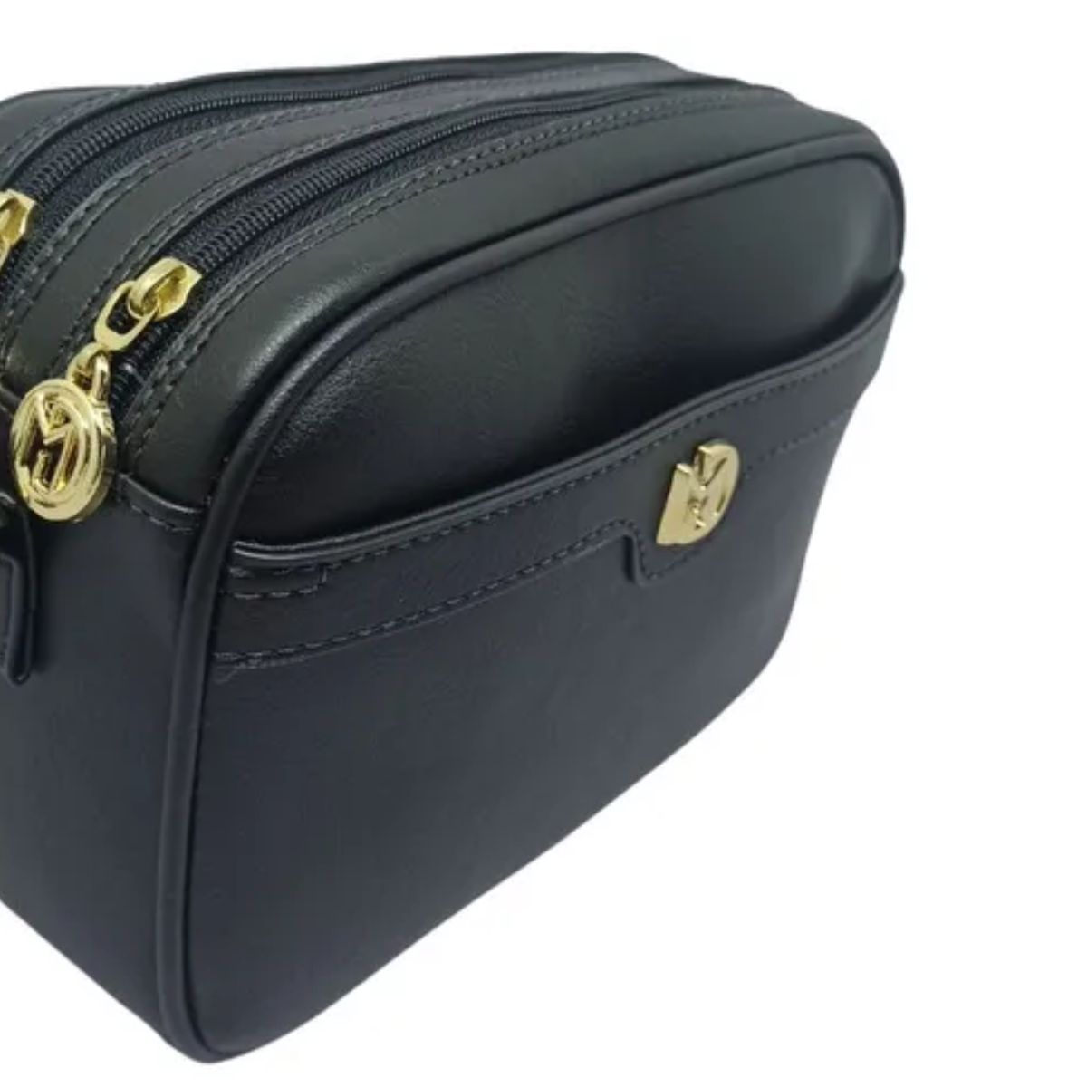 Bolsa Modare Casual Com Alça Moderna Tranversal Feminina Preta Preto 2