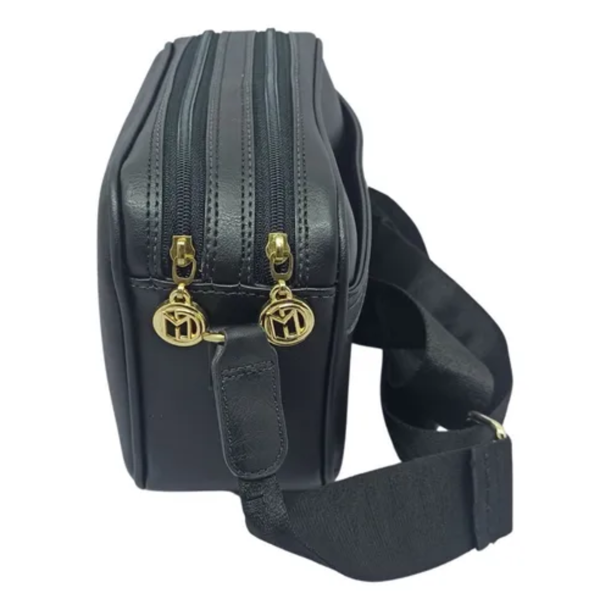 Bolsa Modare Casual Com Alça Moderna Tranversal Feminina Preta Preto 3