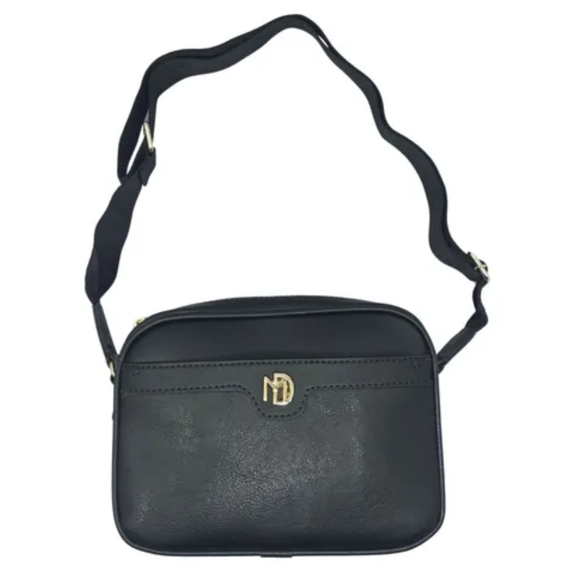Bolsa Modare Casual Com Alça Moderna Tranversal Feminina Preta Preto 5