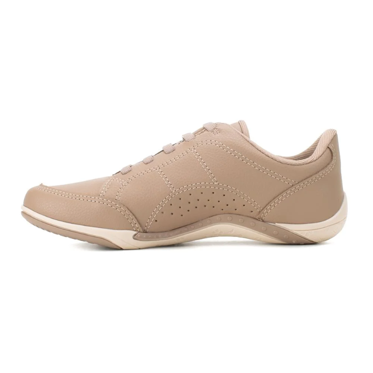 Tênis Kolosh Casual Calce fácil Leve Confortável Feminino Nude Capuccino 4