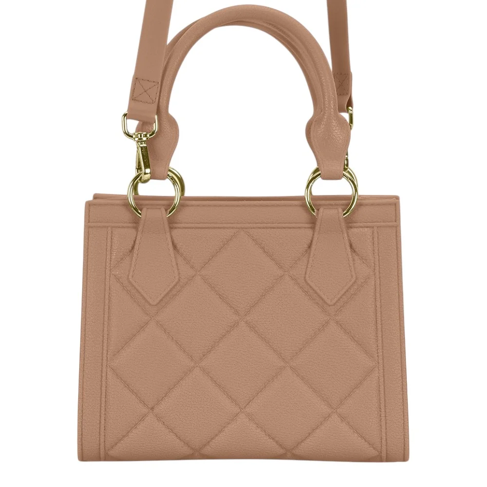 Bolsa Moleca Feminina Moderna Transversal Nude Pequena Nude 5