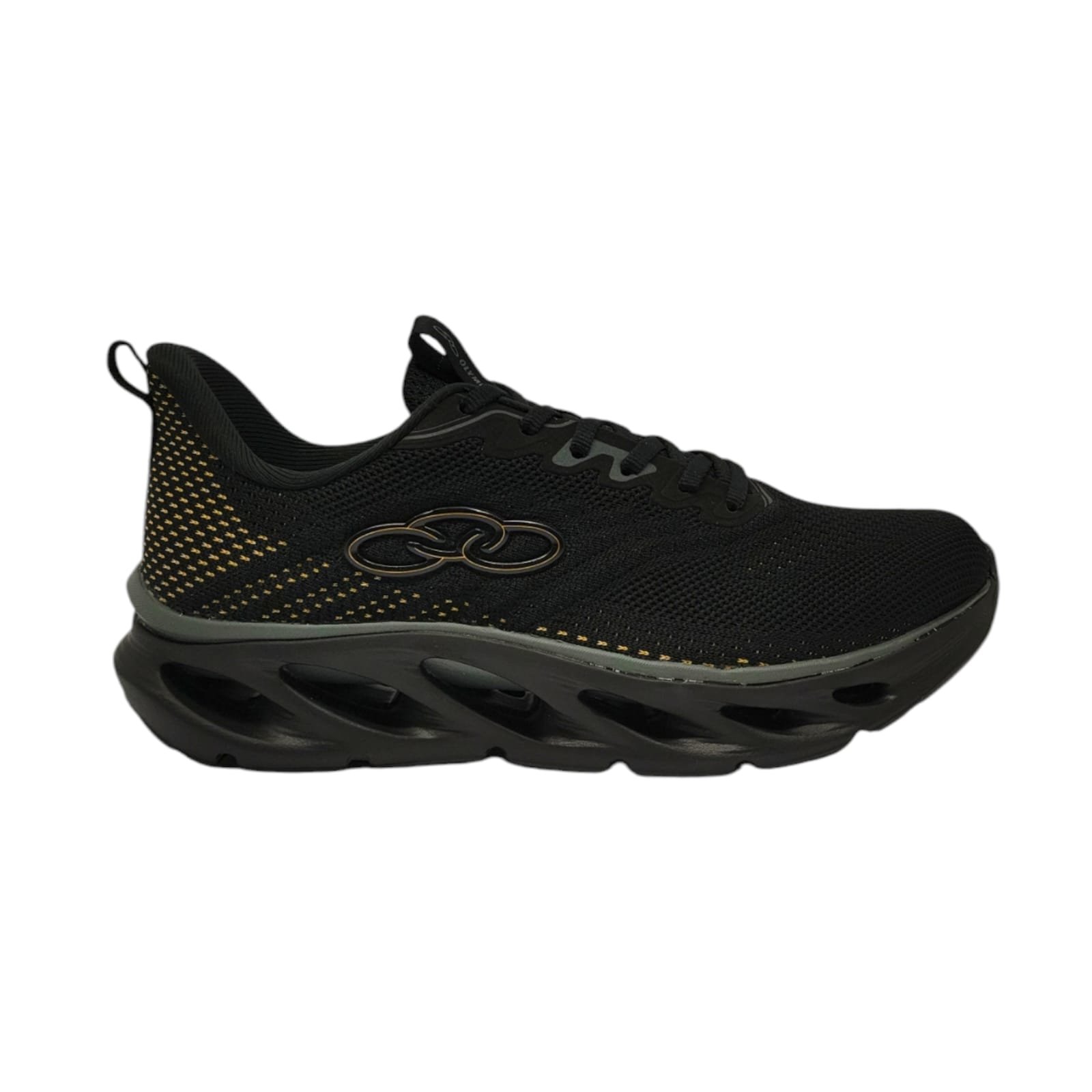 TENIS OLYMPIKUS DIFFUSE 5 MASCULINO Preto/Dourado 1