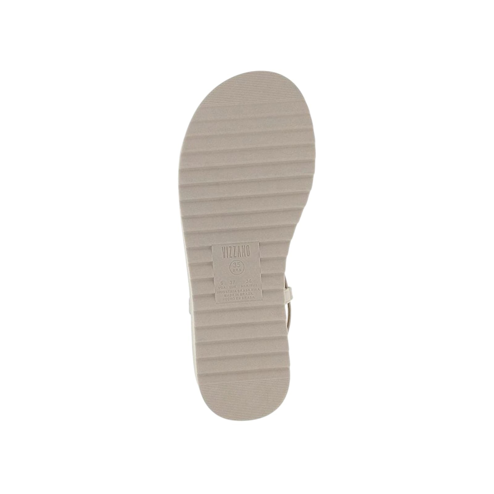 SANDALIA VIZZANO RING TOE FLATFORM FEMININO Cinza 3