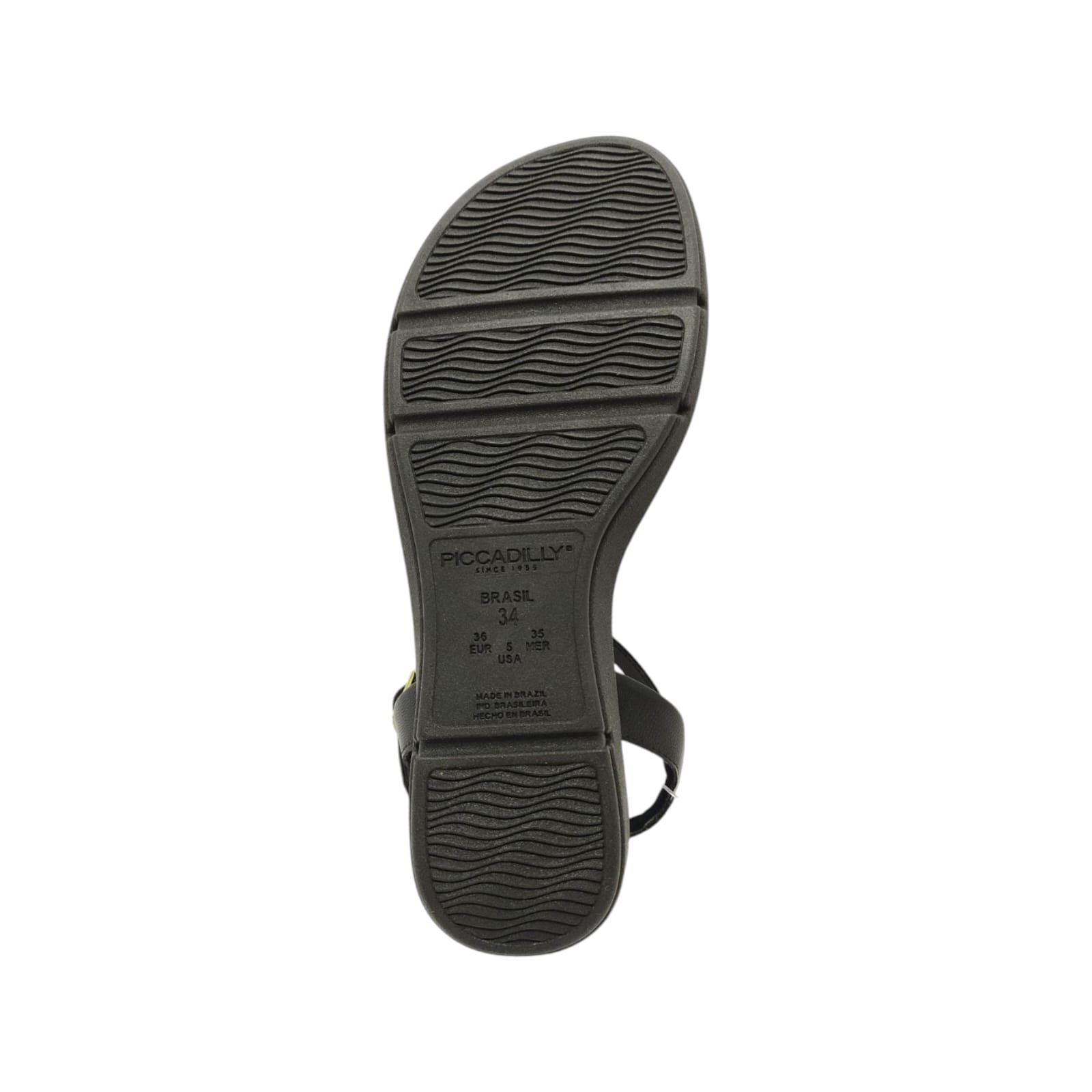 SANDALIA PICCADILLY CELIA ANABELA FEMININA Preto 4