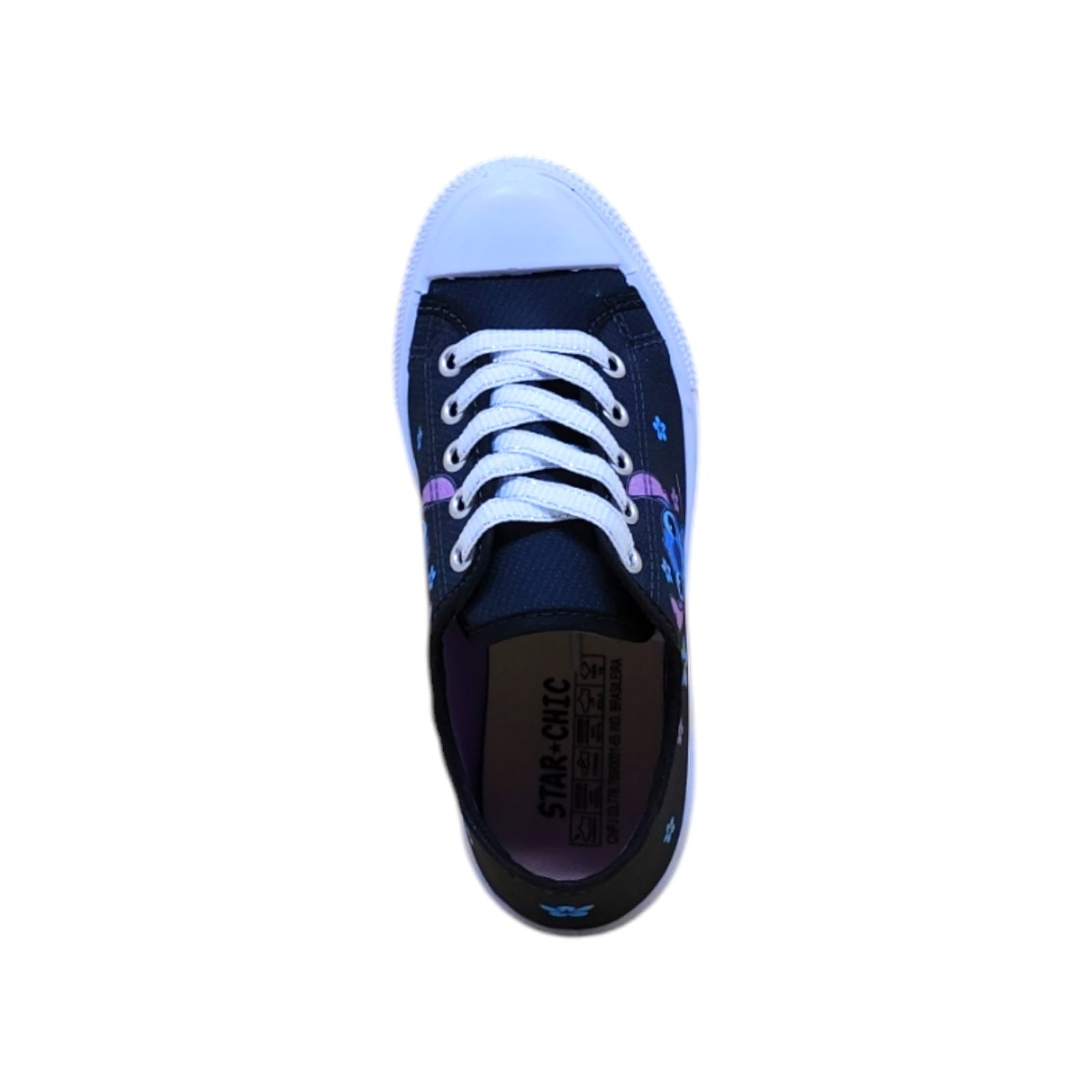 TENIS STICH CANO BAIXO INFANTIL  Preto 3