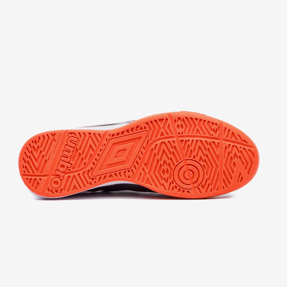 Chuteira Umbro Fifty VI Futsal Preto/Coral/Branco 8