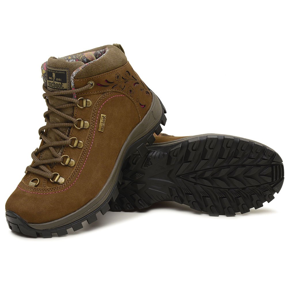 Bota Adventure Cano Alto Macboot Alecrim 04 Marrom Claro Marrom
