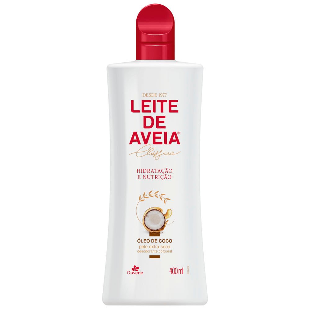 Hidratante Corporal Leite de Aveia Óleo de Coco 400ml