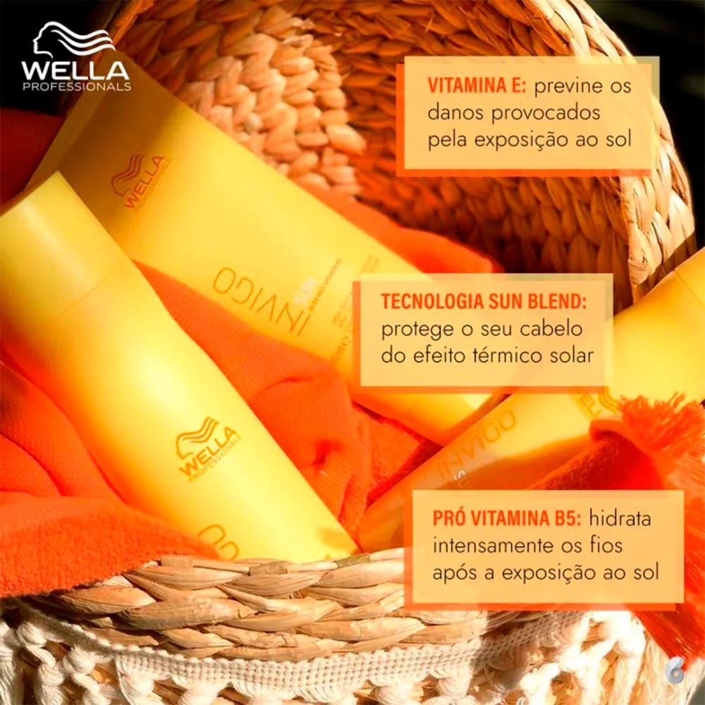 Kit Wella Professionals Trio Invigo Sun Shampoo + Condicionador + Leave-In ÚNICO 2