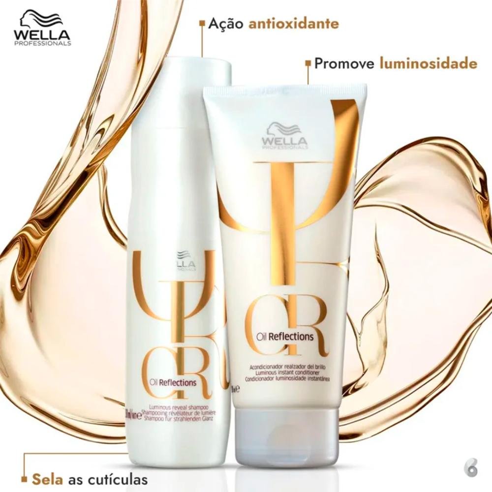 Wella Professionals Oil Reflections Duo Shampoo & Condicionador ÚNICO 3