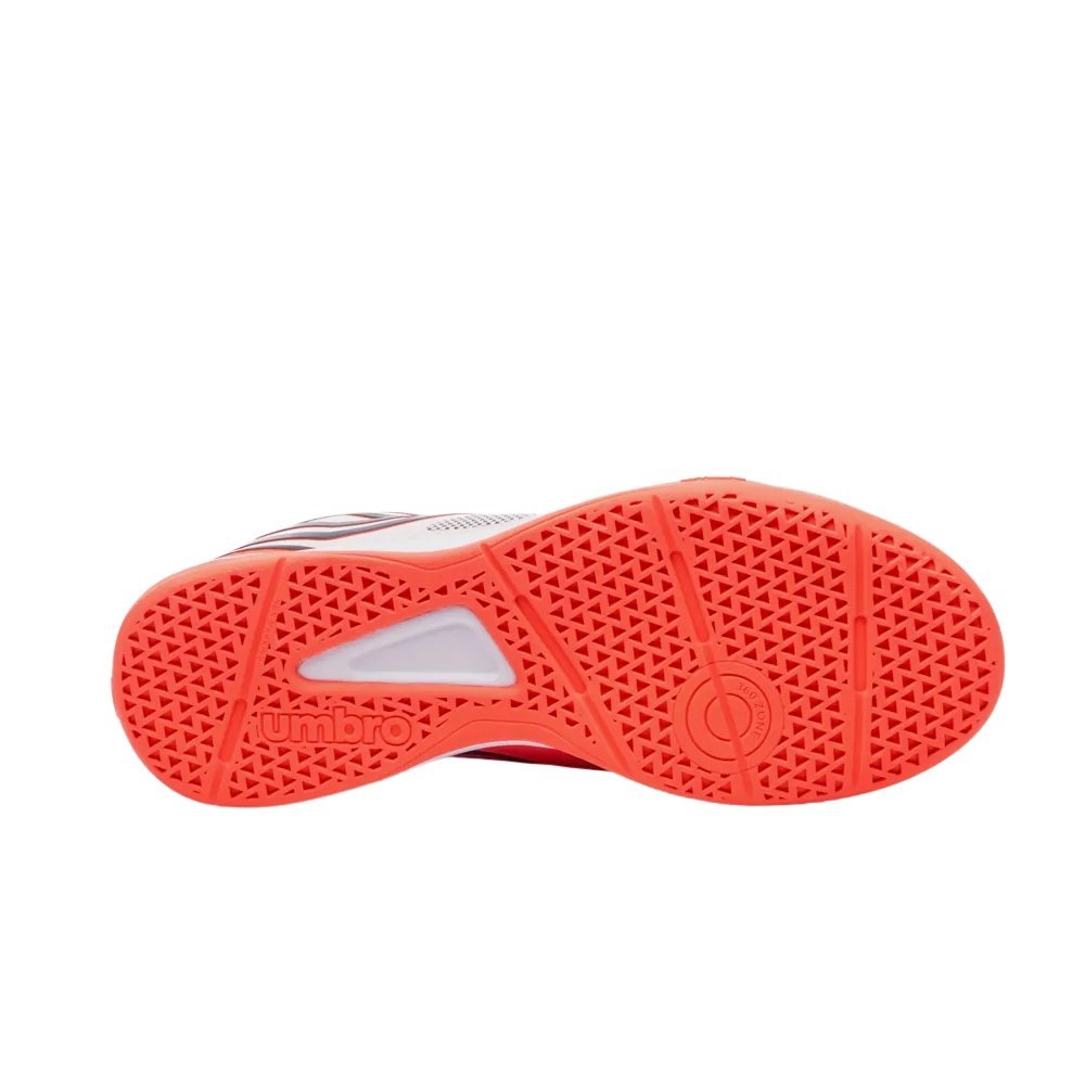 Chueteira Futsal Umbro Pro 5 Bump Coral/Branco/Preto 5
