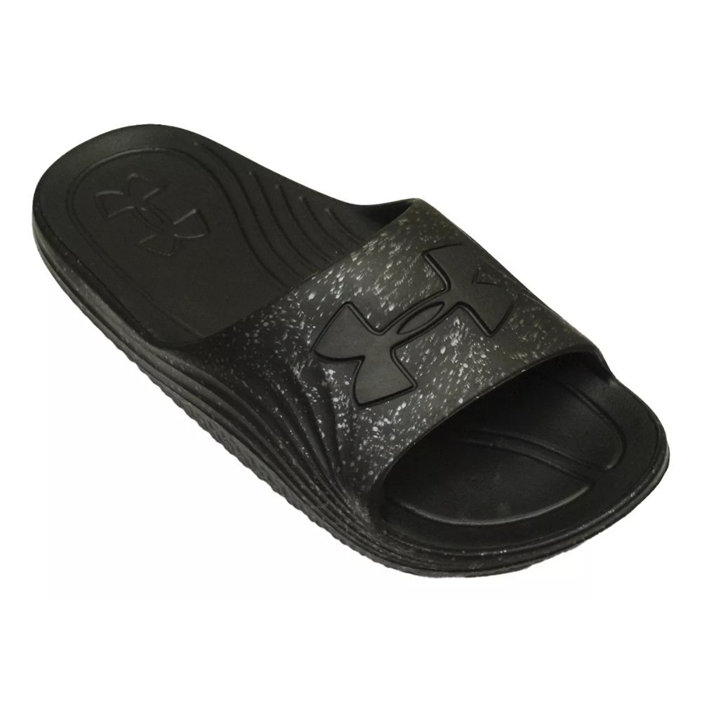 Chinelo Under Armour Core 2 Unissex Preto/Cinza 4