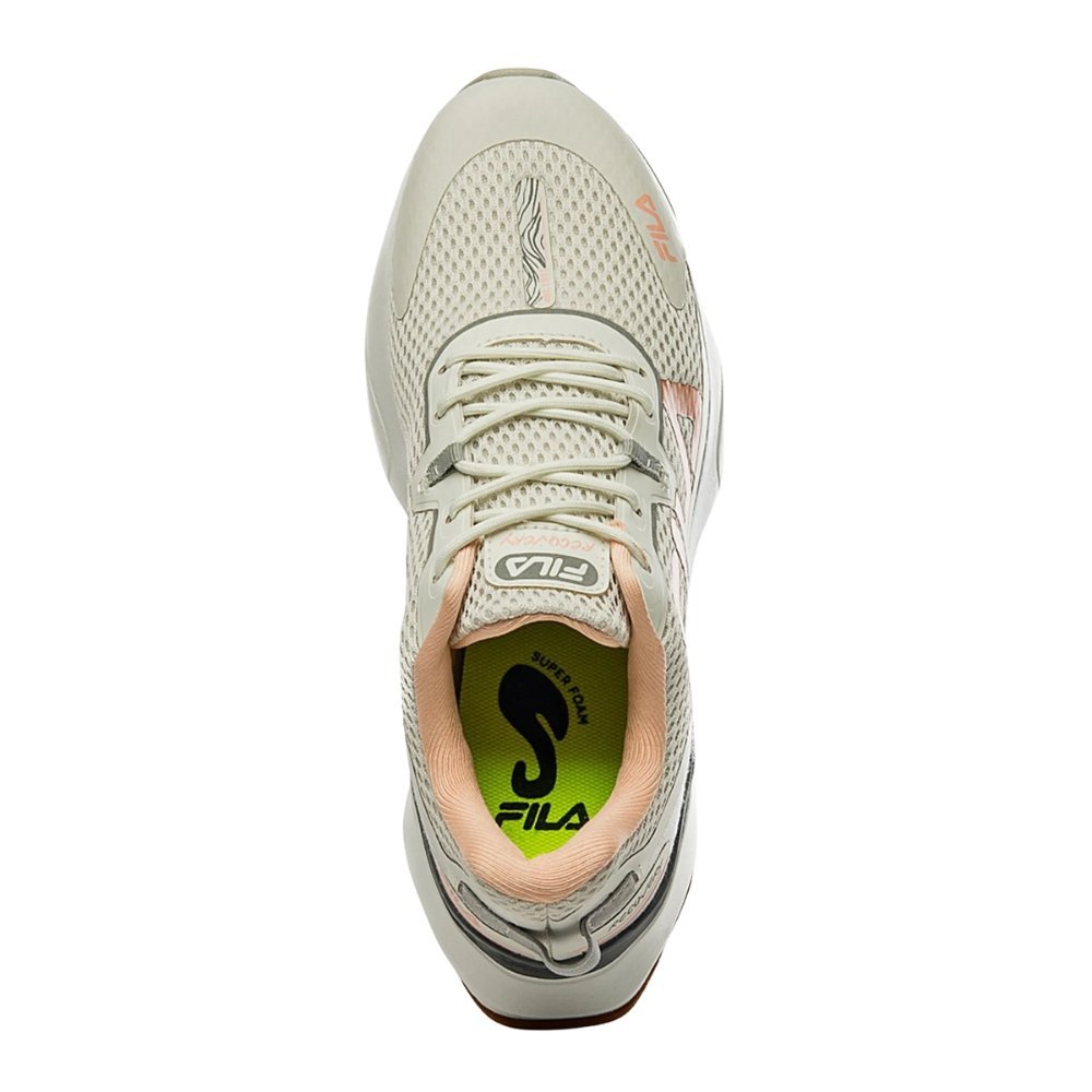 Tênis Fila Recovery Branco/Salmão 3