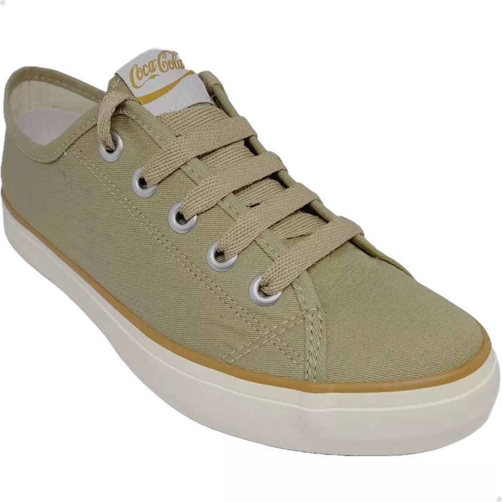 Tênis Coca Cola Stream Canvas Feminino Bege 2