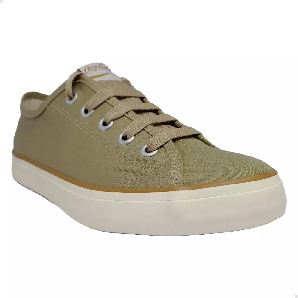 Tênis Coca Cola Stream Canvas Feminino Bege 4