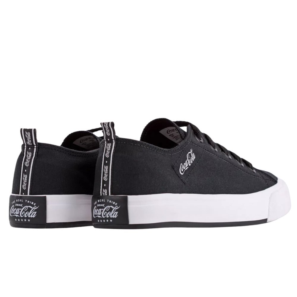 Tênis Coca Cola Atlanta Canvas Coke Feminino Preto 3
