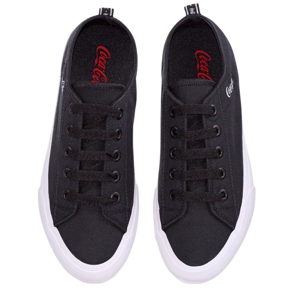 Tênis Coca Cola Atlanta Canvas Coke Feminino Preto 4