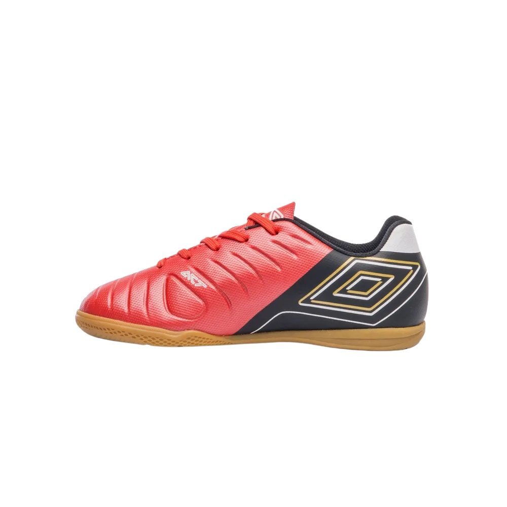 Chuteira Umbro  Futsal Fifty VI Jr Vermelho/Preto 3
