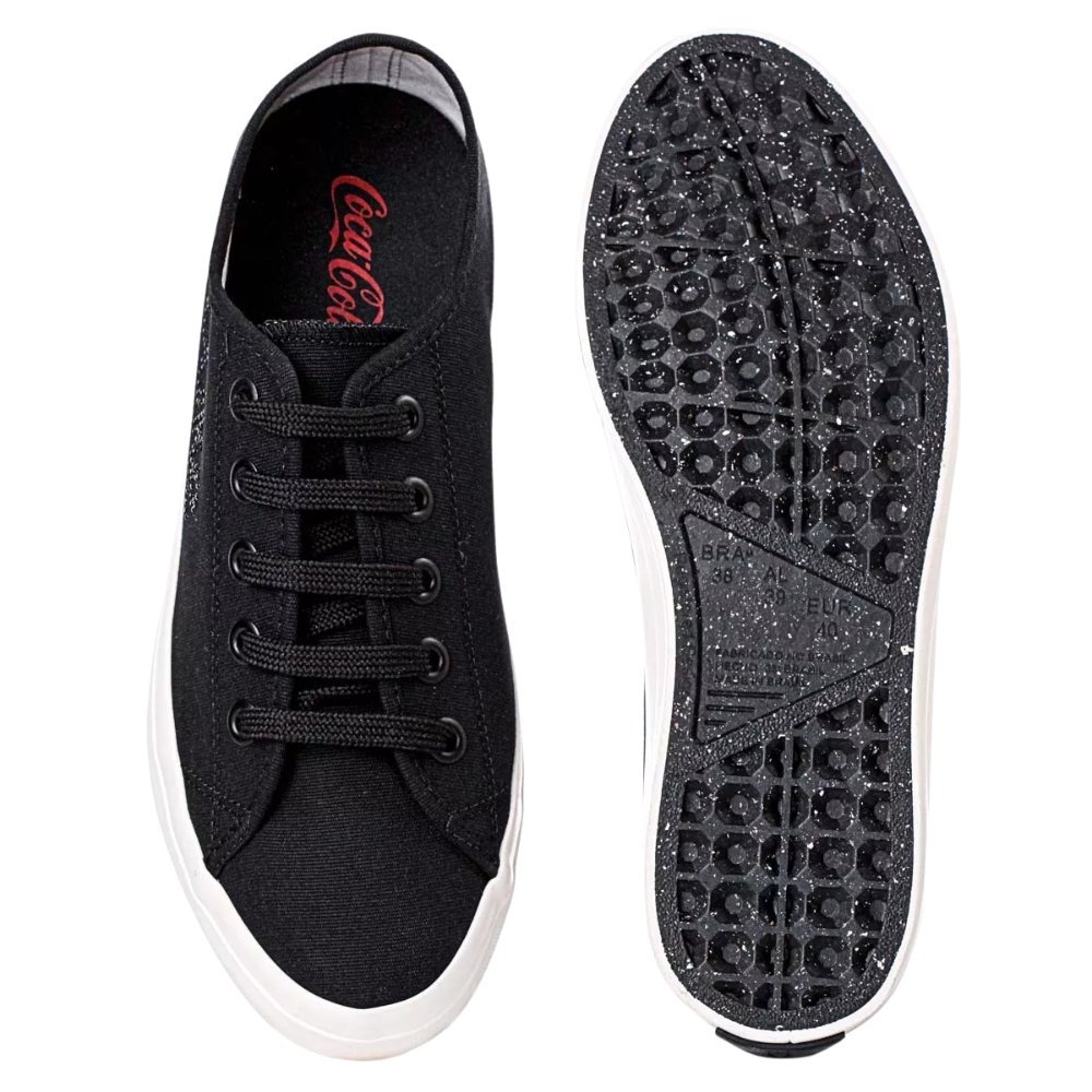 Tênis Coca Cola Stream Glow Preto 3