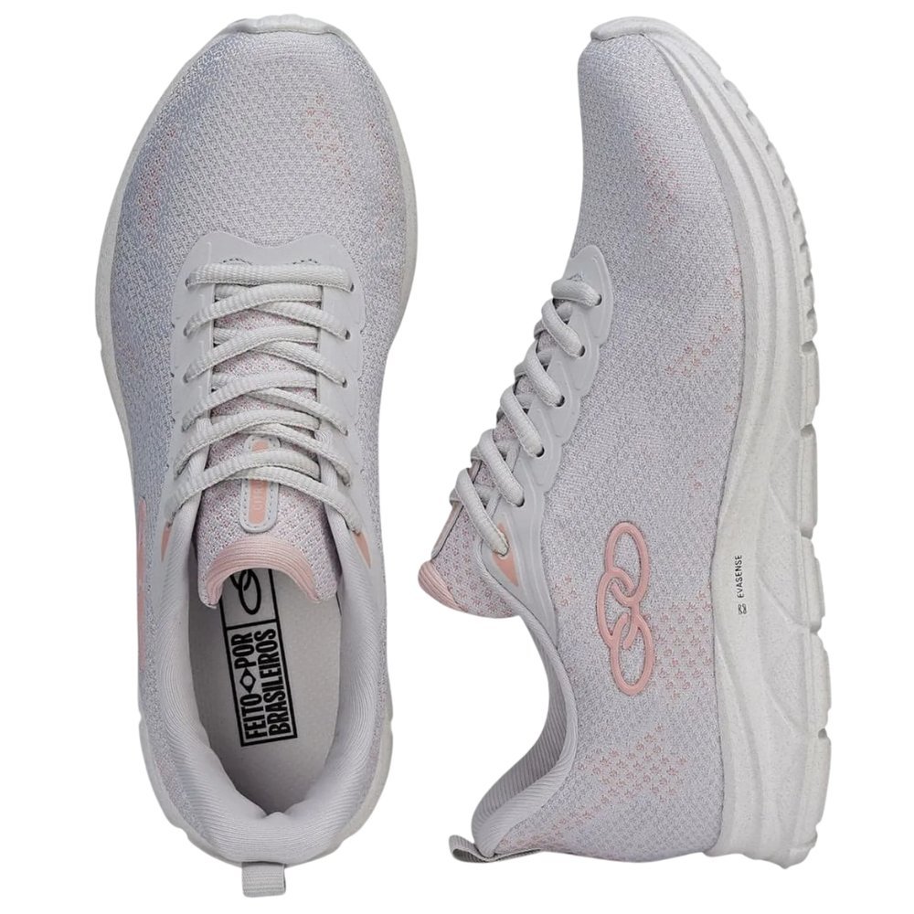 Tênis Olympikus Citrus 2 Feminino Cinza/Salmão