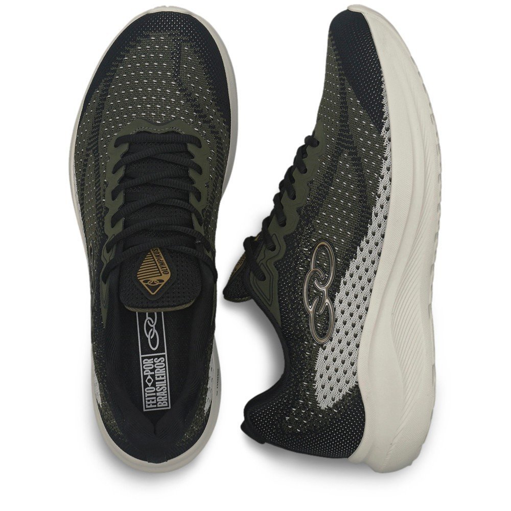 Tênis Olympikus Soma Masculino Preto Militar 3