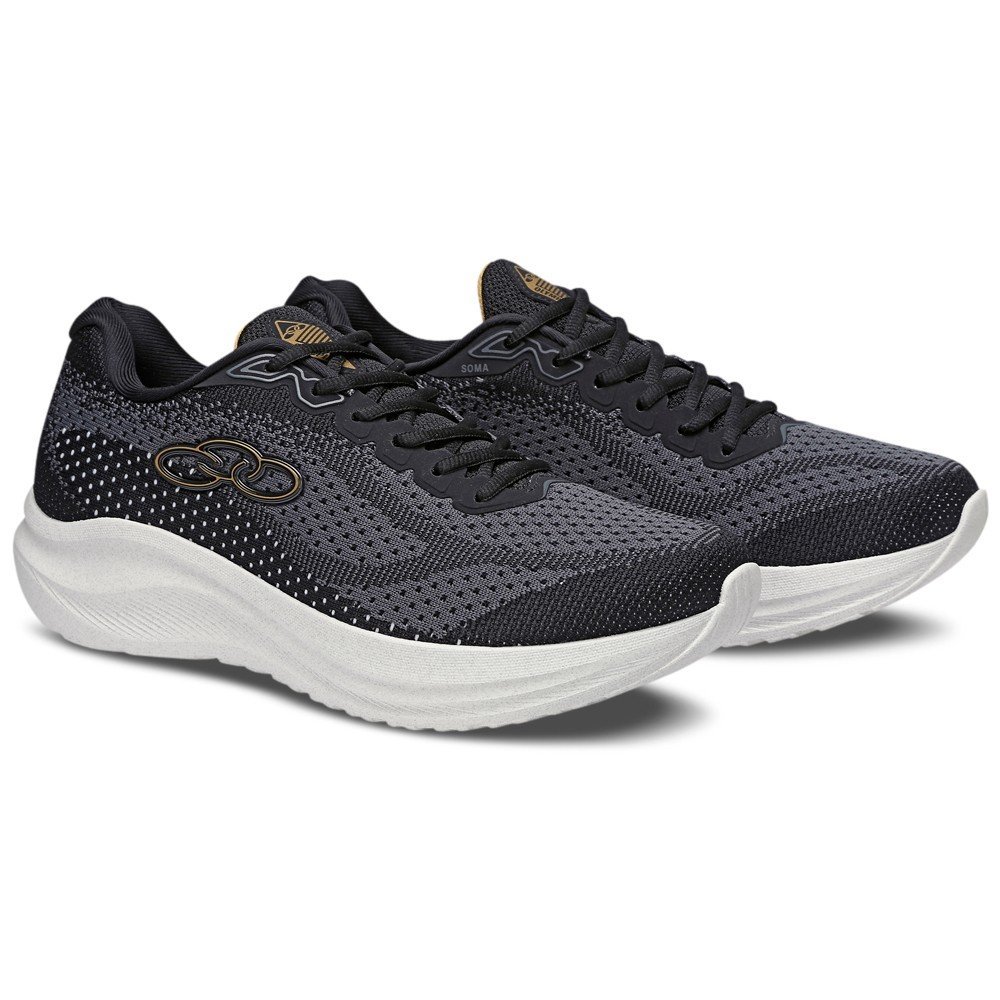 Tênis Olympikus Soma Masculino Preto/Chumbo 2