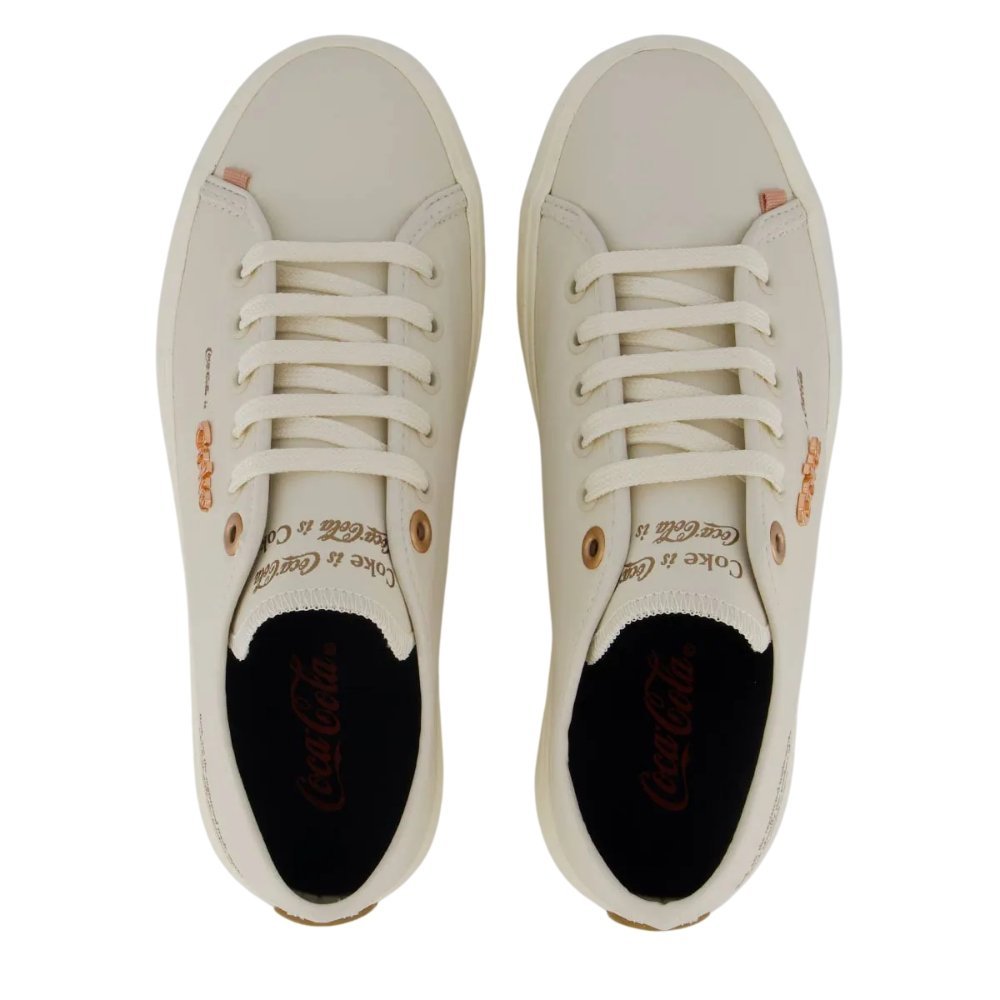 Tênis Coca Cola Key West Town Feminino Off White 3