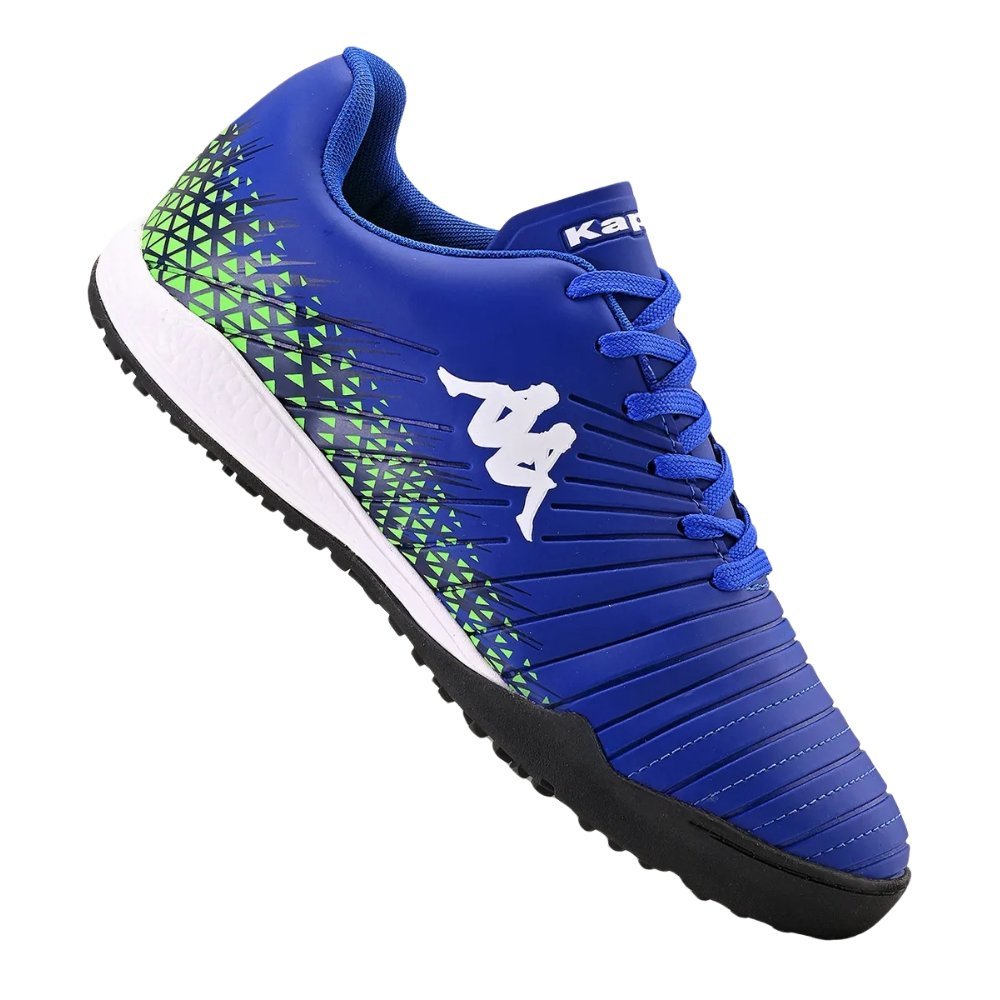 Chuteira Kappa Society Ultra Royal/Branco 2