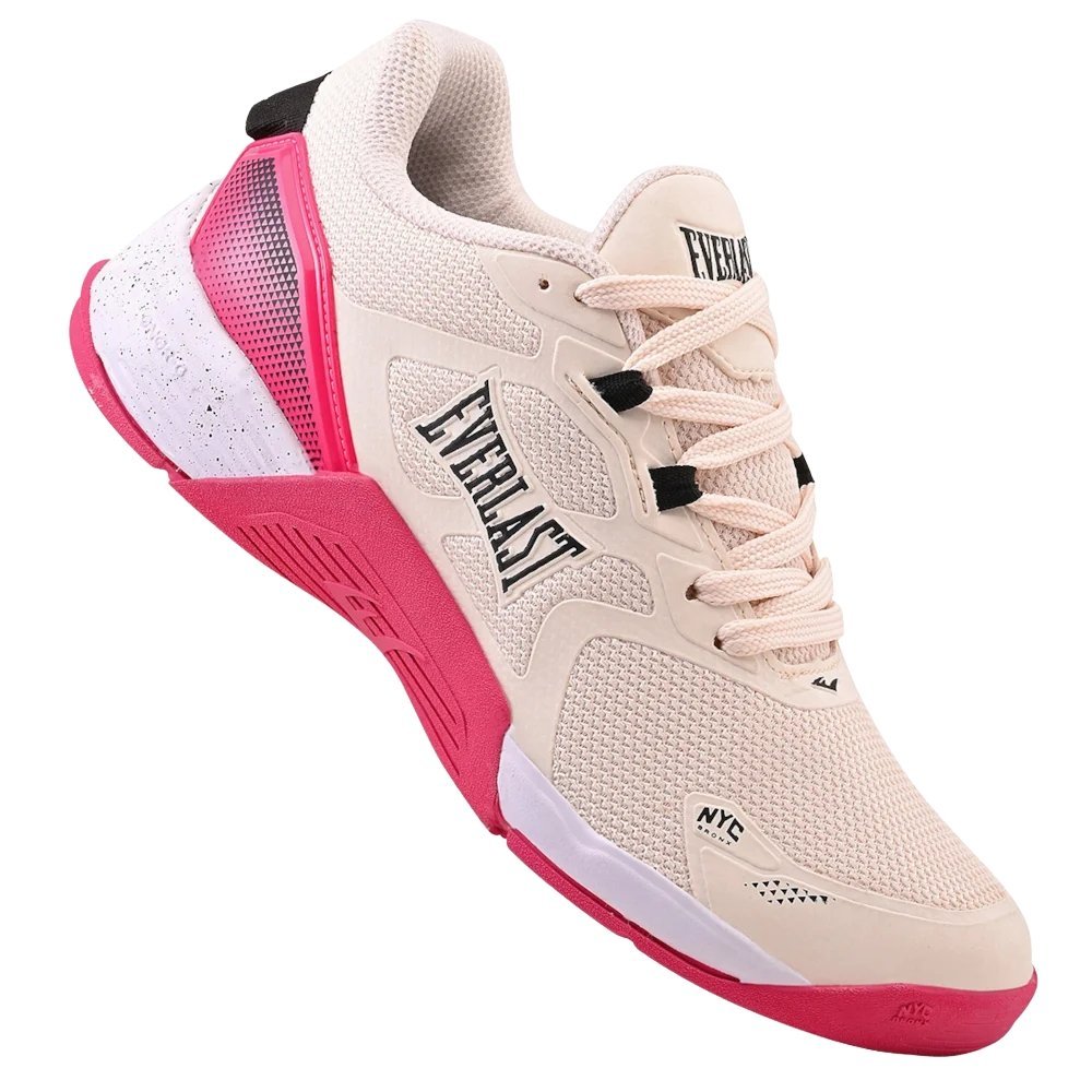 Tênis Everlast Climber Pro 3 Feminino Bege/Rosa 2