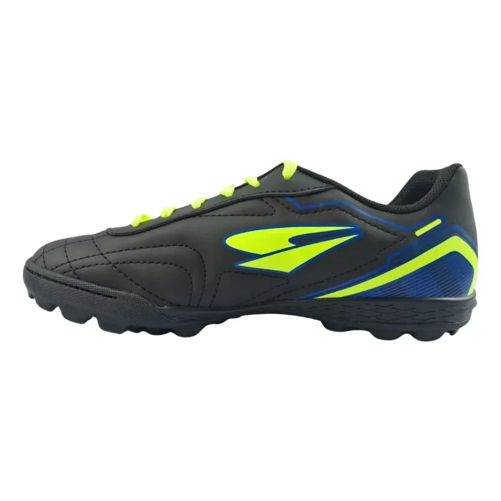 Chuteira Dray Society Spedy Adulto Preto/Verde 2