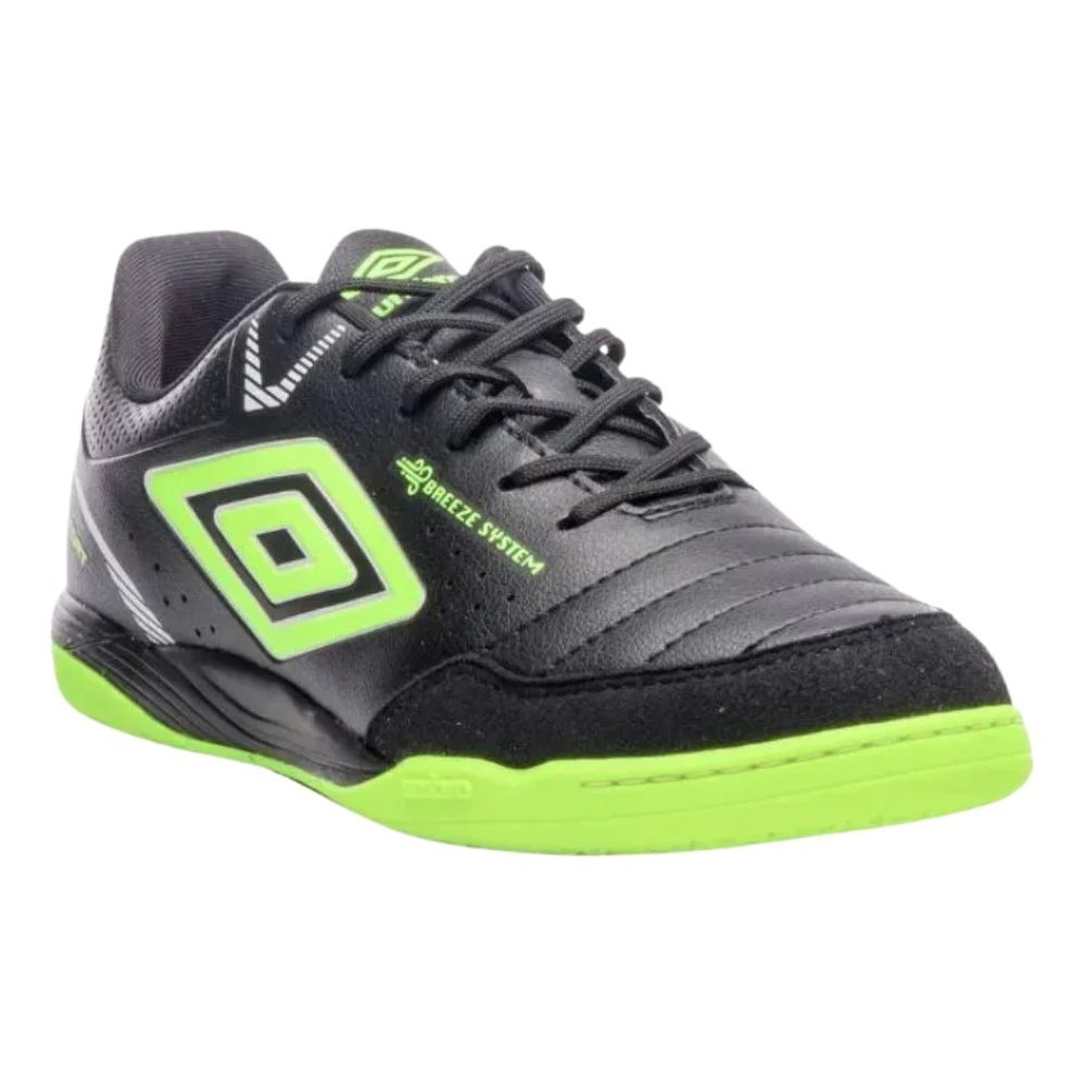 Chuteira Umbro Futsal Neo-Comfort Preto/Limão 2