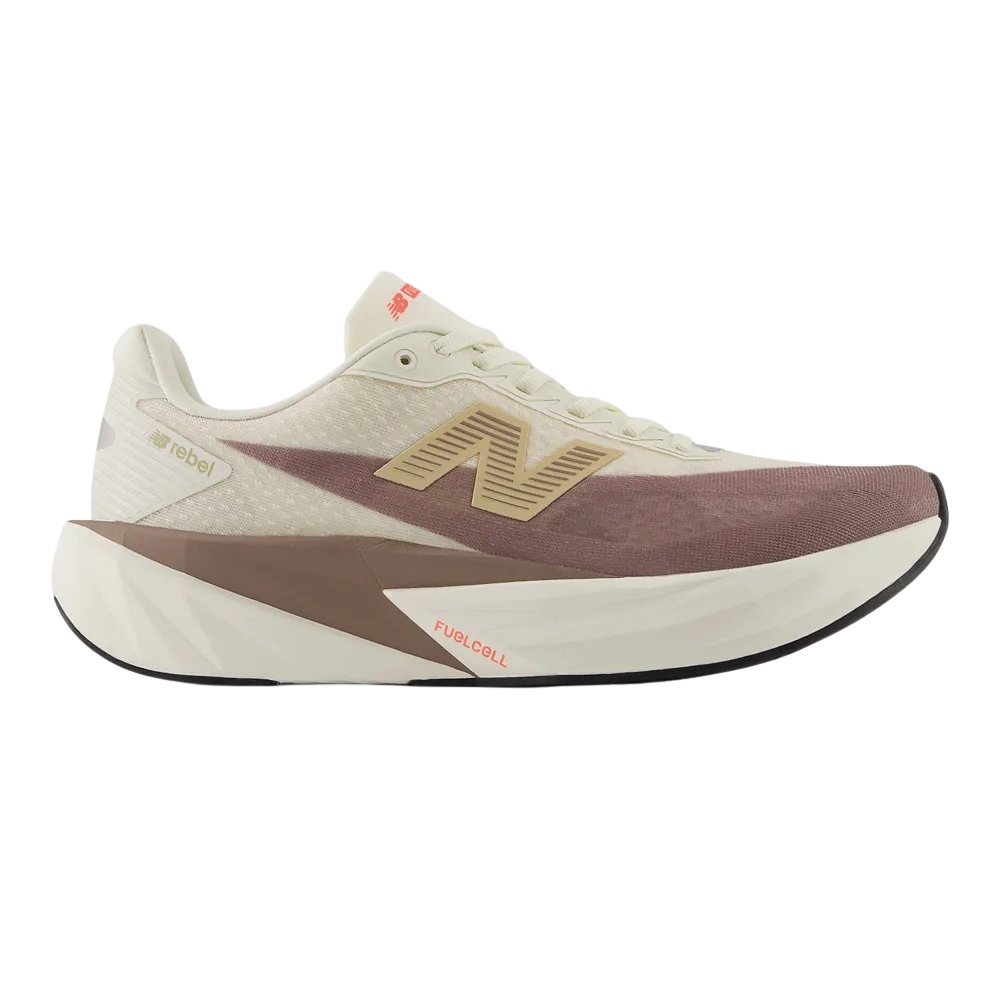 Tênis New Balance Fuelcell Rebel V5 Feminino Branco Off 1