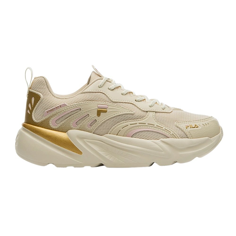 Tênis Fila Street Fit 2 Feminino Bege/Dourado 1