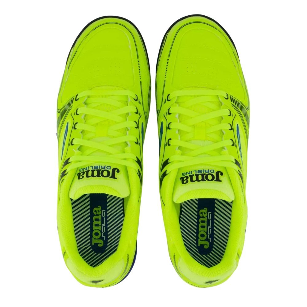 Chuteira Futsal Joma Dribling Verde/Azul 4
