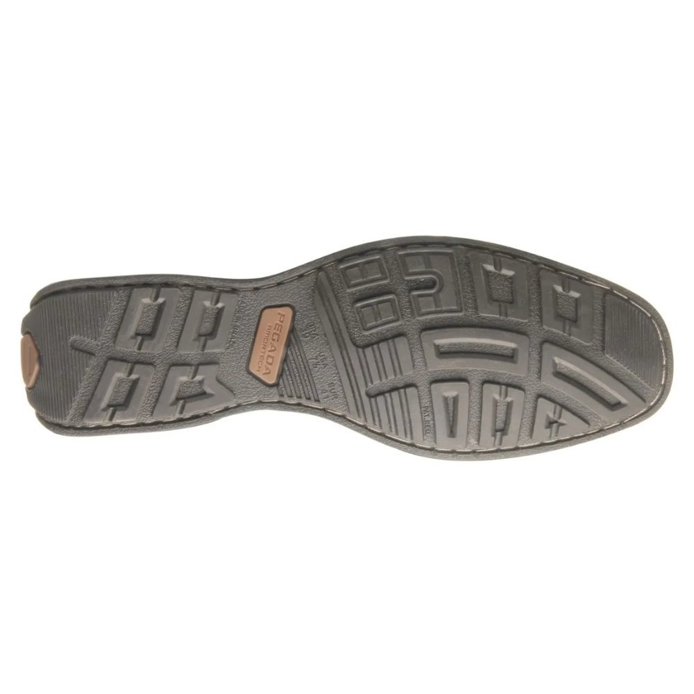 Mocassim Pegada Couro Cravo Masculino Marrom 4