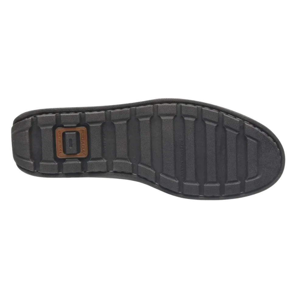 Mocassim Pegada Washed Couro Cravo Masculino Marrom 4