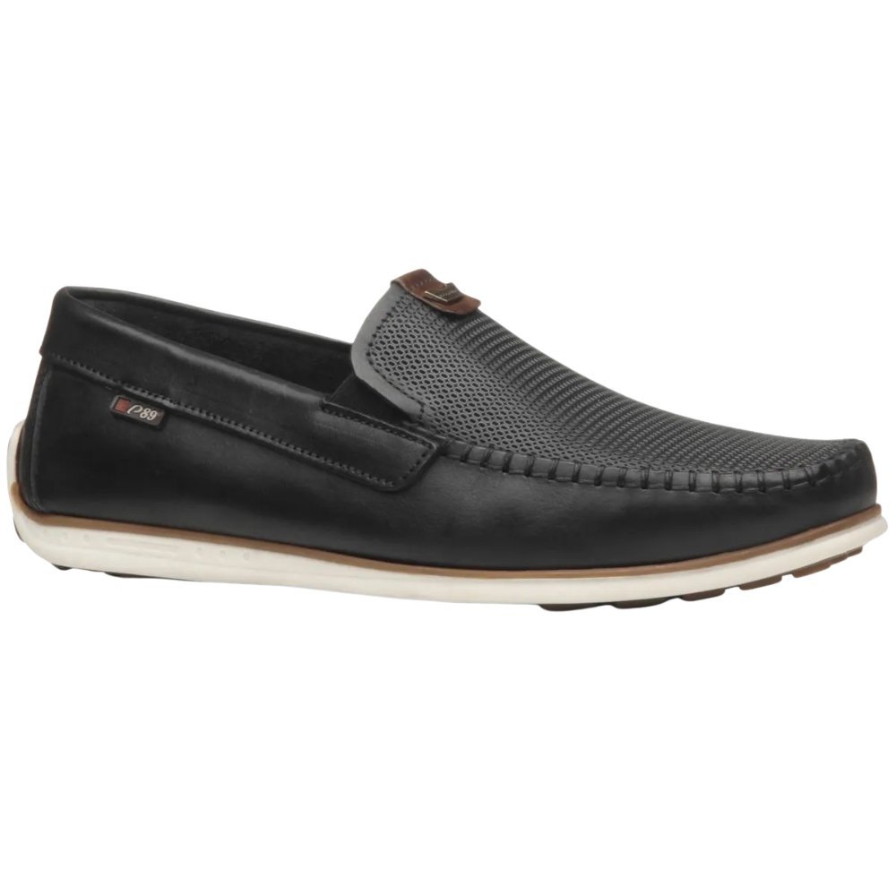 Mocassim Pegada Couro Masculino - 142002