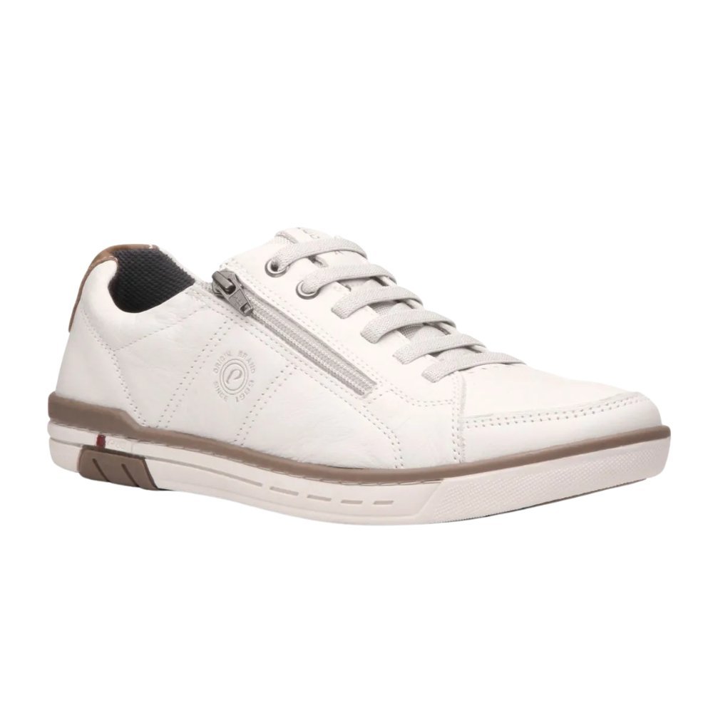 Sapatênis Pegada  Nature Couro Masculino - 119313 Bege 2