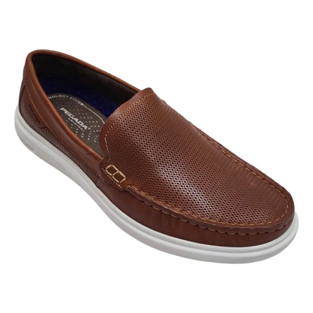 Sapato Pegada Couro Masculino - 142202 Marrom 2